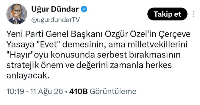 zekibahce's tweet photo. Zamanla her şey anlaşılıyor..
Senin duayen bir gazeteci olmadığını anlayanlar onunda bir lider olmadığını anlayacaklar. https://t.co/f6BgHwDaLb