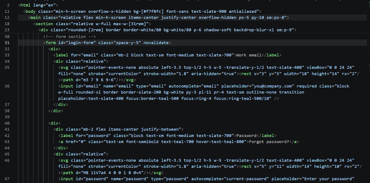 wileddigital's tweet photo. Day 3 of posting my codes using tailwind css https://t.co/7exTACxjk9