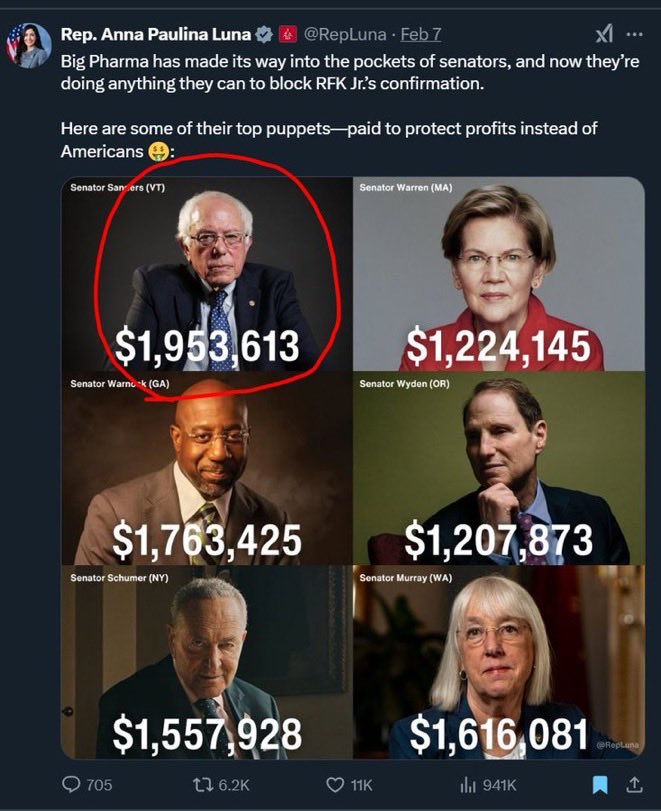 ghowden04's tweet photo. @PattyMurray Every kid should b forced to get 72 vaccines. When I was a kid we probably got 3, &amp; no issues. Big Pharma just keeps paying politicians. https://t.co/jF0yHseF9f