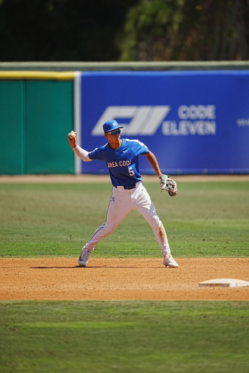 Evan_Mauritzen's tweet photo. Grateful to compete at the PBR Future Games and Area Code Underclass Games. Thank you @PBRGreen_ and @KilgoKyle27 for selecting me to rep  South Texas, and @konnerpiotto for selecting me to rep the Rangers. Now it’s time for Friday night lights and @HouMemorialFB! https://t.co/LKeUoX0i15