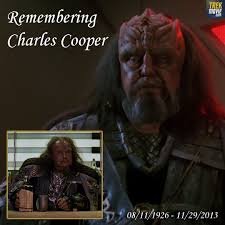 TOSSatNight's tweet photo. Happy TOSS Birthday to Klingon General Korrd, Charles Cooper. #TOSSatNight https://t.co/DaLX20GpGy
