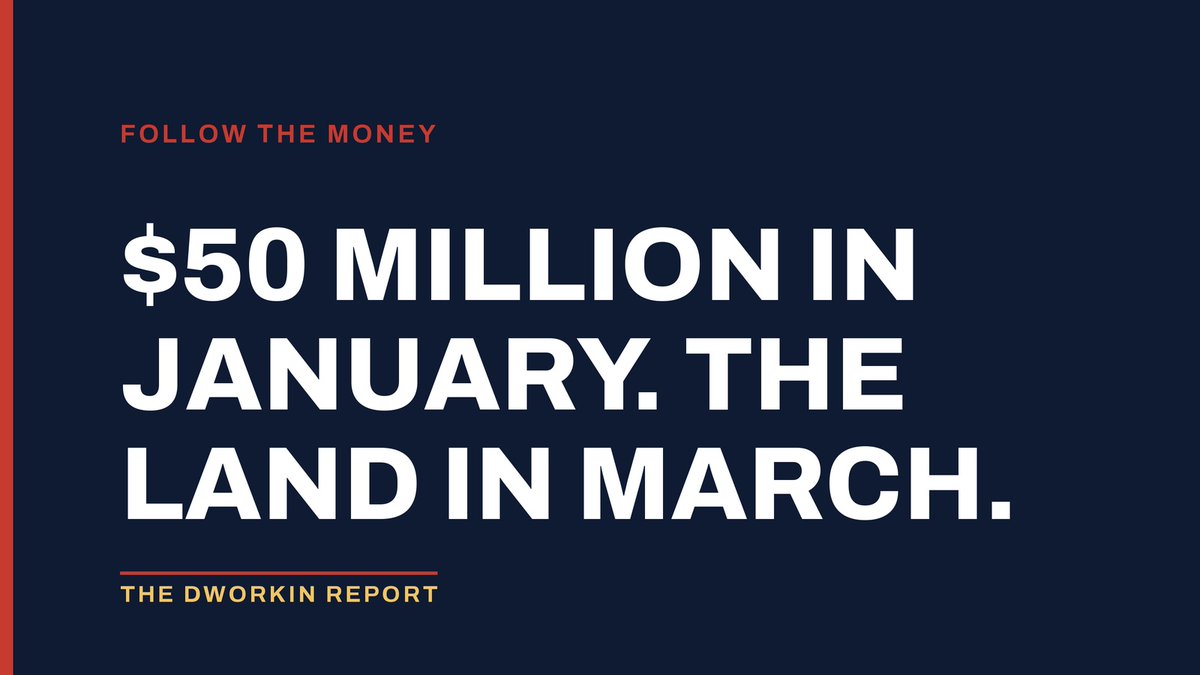 funder's tweet photo. $50 million landed in Trump's library account in January.

Something showed up eight weeks later that makes the timing very hard to explain.

https://t.co/X8LkzLx6xg https://t.co/UrWlc3BpS1