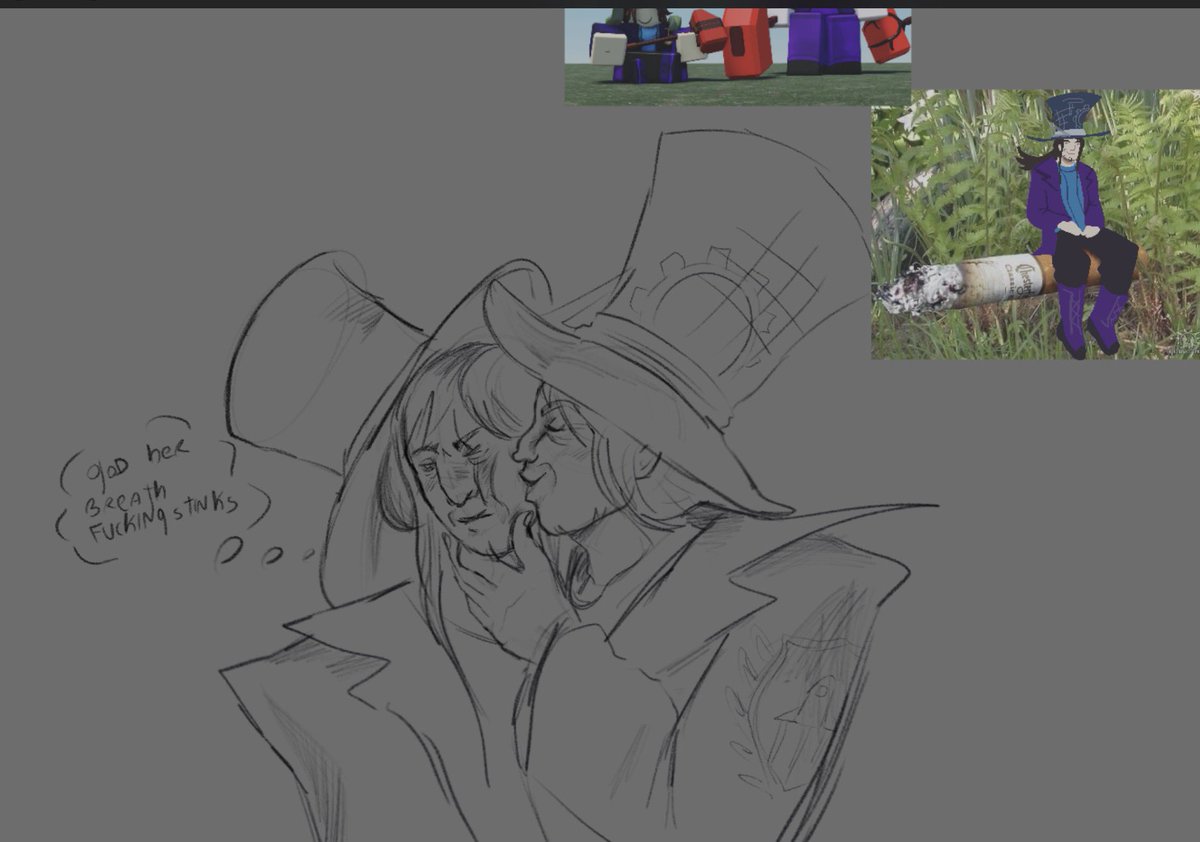 SpeedOfMach's tweet photo. straw; “This isn't a drawing request but I wanted to say your Carolina and Chrolina art make my day I kick my feet and do a little squeal every time I see them. Thank you for your service” thank you big smile. you get a drawing either way https://t.co/AEpP3eZ0cC