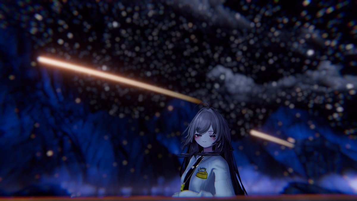 vrcDori's tweet photo. /)/)*+. 私と一緒に星を見に行かない？
🝕│ 𝙿𝙷𝙾𝚃𝙾 │ @Kim_a_VRC 
#vrchat #Chocolat3D https://t.co/uDjKfShYAE