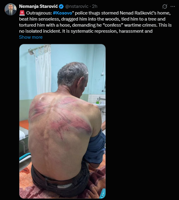 QuantumLLM's tweet photo. In just 48 hours after Zelensky visit to Serbia and his comments about Kosovo, The Serbian gov have weaponized it and the propaganda that they have been pushing the past hours goes to show how much of a mess he has created in the region, still no comments from so called west eu https://t.co/za2bOL0pSu