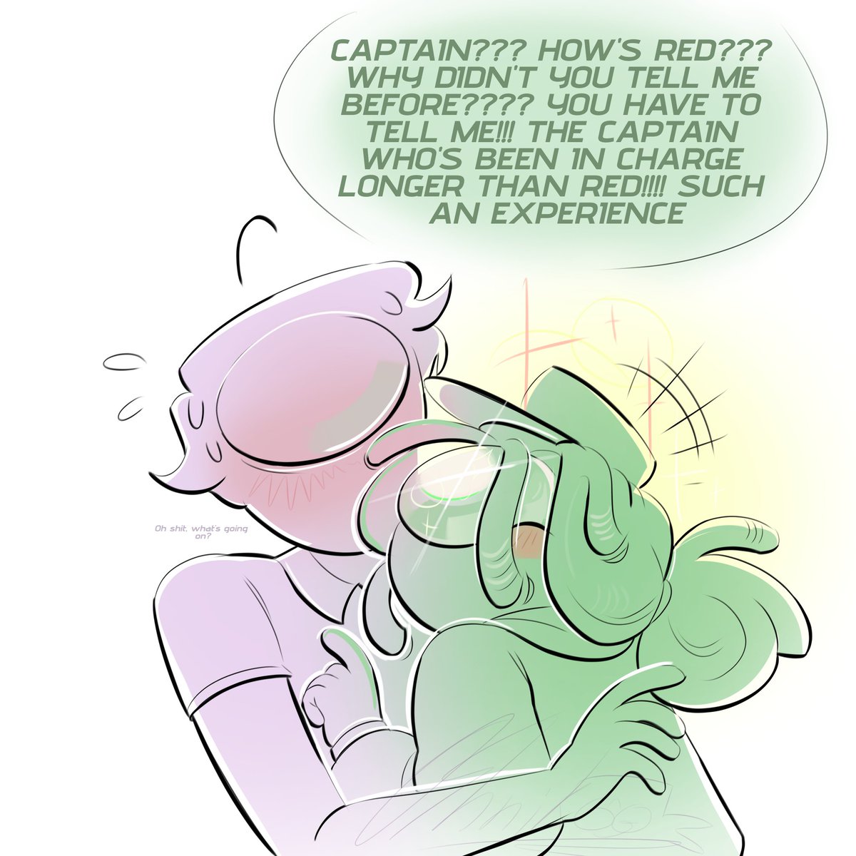 OshnikSeal73064's tweet photo. #paidintern au "the deal" 
Part 2 
#amongusshow #amongusshowwhite #amongusshowgreen #fanart https://t.co/6HU4c4qgPQ