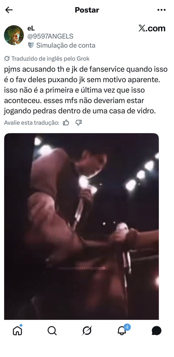 protectvminkoo's tweet photo. 🚨 Essa conta, além de comentários de ódio está difamando o 🐥. Já foi reportada anteriormente em outras contas mas continua ativa. 

Denunciem e bloqueiem sem engajar! 

Link: https://t.co/VTw2GLxws6 https://t.co/zoMixoGhay
