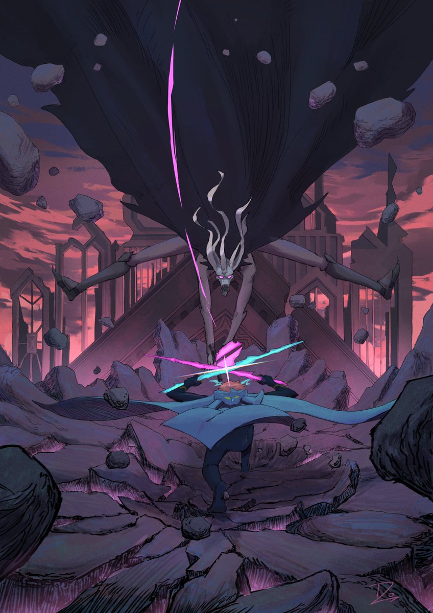 Daymoz__'s tweet photo. Toross vs Yugo !
Ma participation pour le concours de fan art Wakfu 🙂 
Application : CLIP STUDIO PAINT
#wakfucsp #wakfu #ankama https://t.co/JP4iVwsshL