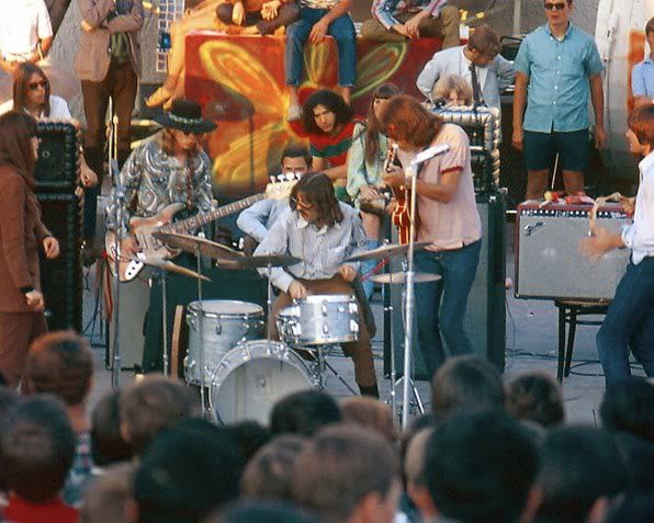 GratefulDead's tweet photo. In August of 1967, the Grateful Dead and Jefferson Airplane played side by side at the Youth Pavilion Expo in Montreal, Canada. Writers for the Montreal Gazette and police presence alike expected a rowdy crowd, but instead found a sea of Dead Heads in “ beads, bangles, and bells while their shirts carried assorted slogans exhorting everyone to ‘Love.’”

Photos by Ron Rakow and Unknown