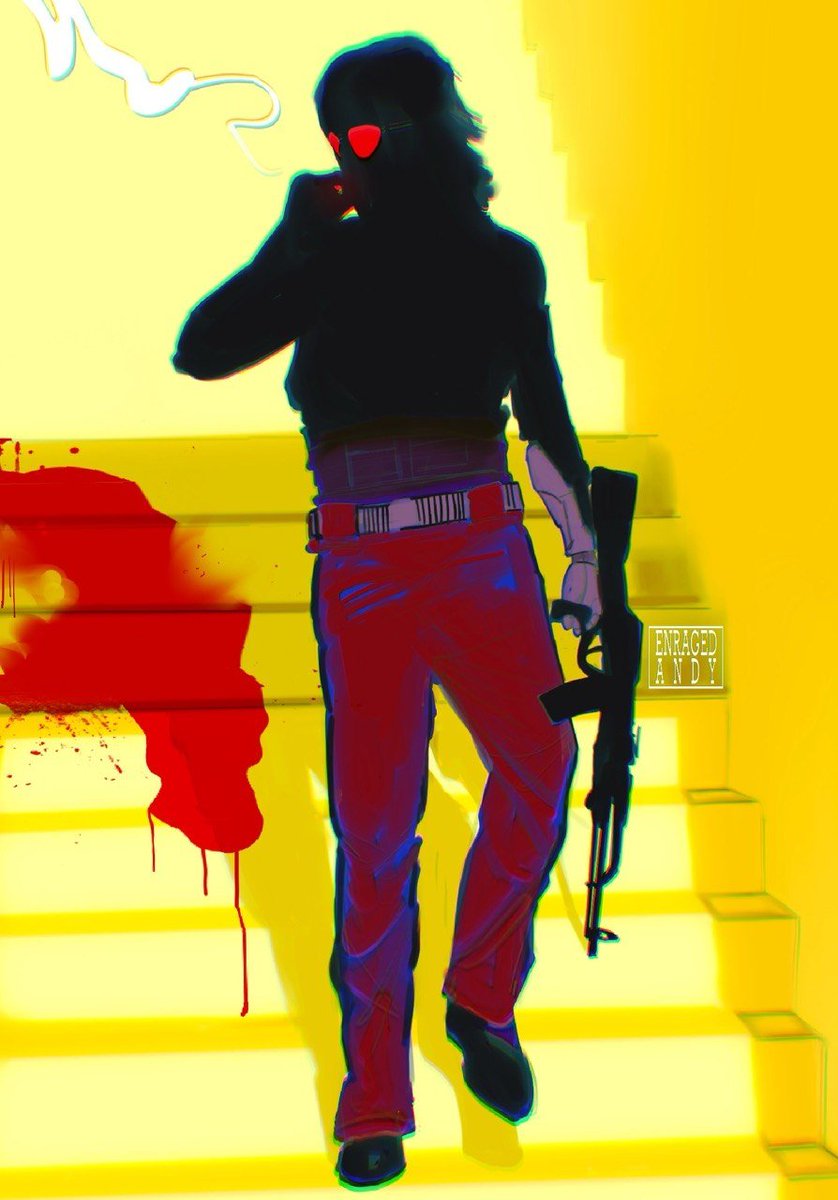 EnragedAndy's tweet photo. don't fear the fucking reaper but here in my land we say cadillac solitario 🤟🏻😎 #cyberpunk2077 https://t.co/PuNkOHe8CZ