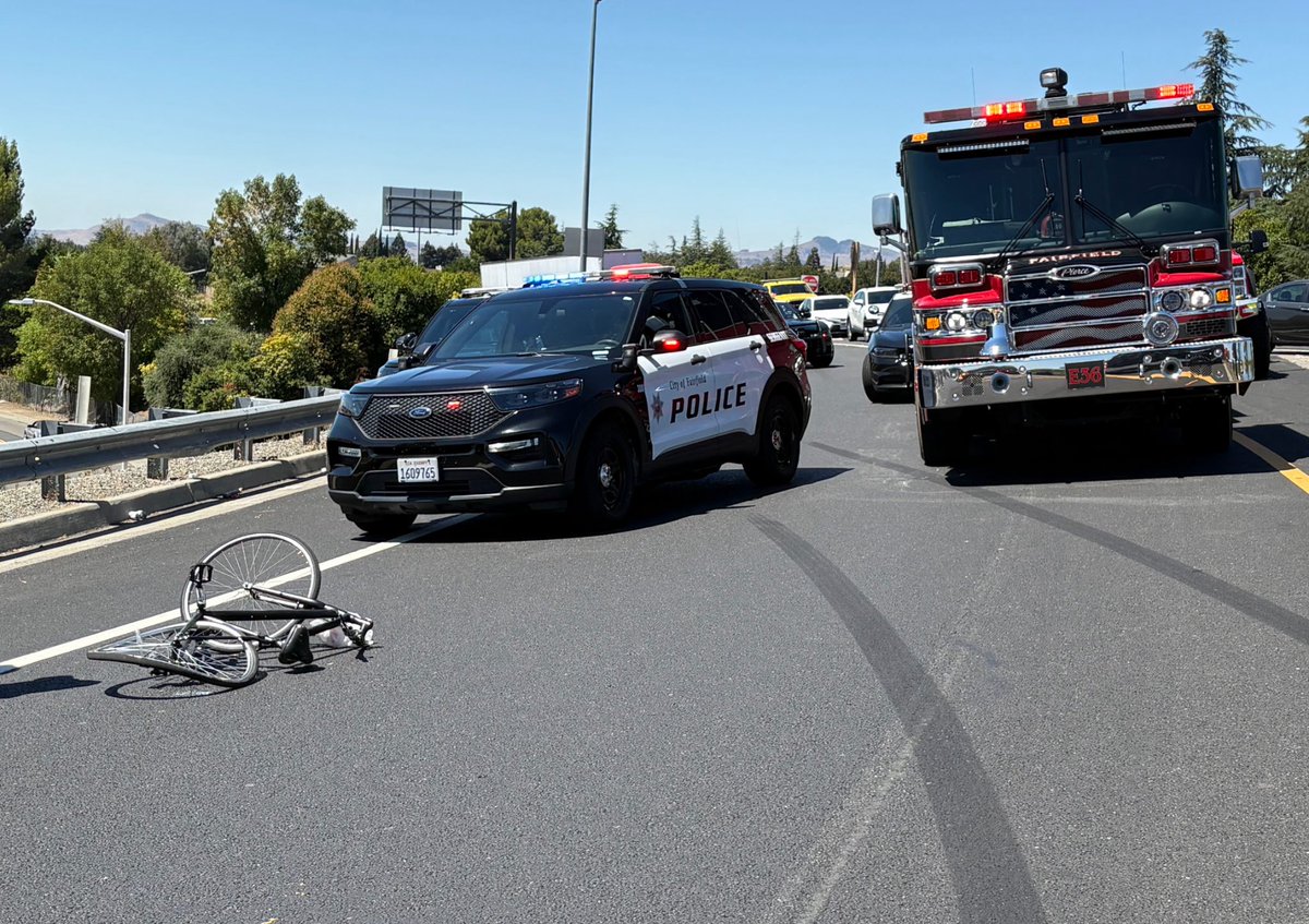 ChpSolano's tweet photo. 🚨 Fatal Crash — Witnesses Sought

A bicyclist was fatally injured August 6 in a crash involving a Dodge Ram on the eastbound I-80 Air Base Parkway off-ramp.

Anyone with information is asked to call CHP Solano at (707) 639-5600.

Full release: https://t.co/iqiaTNA1Br https://t.co/FO9r38hSTh