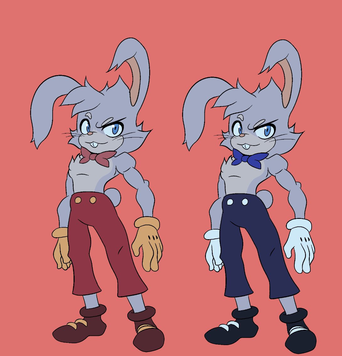 zeebstripes's tweet photo. Circus Rabbits

They are mostly based off of Sonic’s prototype, but they have other traits that I could name. And tbh they turned out better when I first drew them. More of the cast will be shown!

#ocs #myocs #originalcharacters #digitalart https://t.co/AhcmYAHWVB