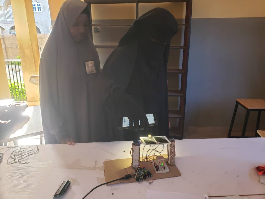 mywitin's tweet photo. (13 of 20) – Solar Tracking System with Arduino: A smart solar energy system that automatically follows the sun's movement. Built by WITIN Girls in Kwara State: Musa Saarroh, Uthman Alasela, and Abdulraheem Mordiyyah.

#WITINGirls #WITINSummit #WITINGirlsImpact https://t.co/YnJbJkIIvV
