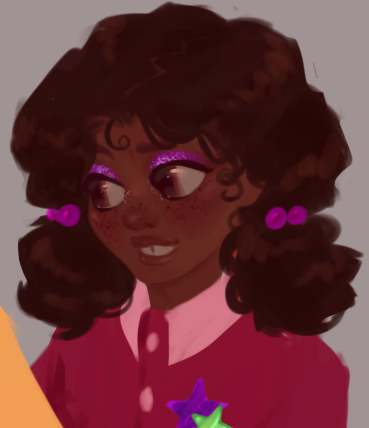 Lux_Beau's tweet photo. @_callmesebby Curly hair, baby hair and freckles are sooo lovely i don't understand why ppl get rid of them while drawing Cassie https://t.co/77MFybHLrt