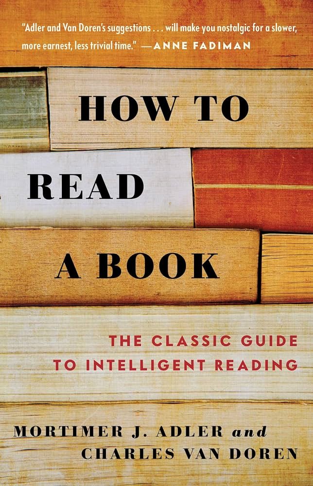 emeriticus's tweet photo. There was a time not long ago where having a book called “How to Read a Book” might have been a little funny but not anymore I think

This is actually great btw https://t.co/l6QnlwYAk0
