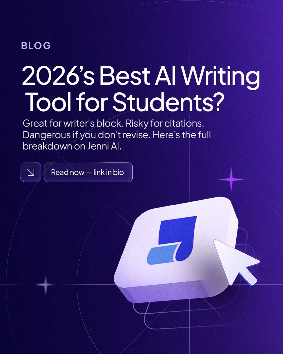 walterwrites_ai's tweet photo. Jenni AI can help when you are stuck on a draft, but that does not mean every feature should be used without a second look.

We reviewed how it performs for students, where it helps, and the limitations worth knowing before you submit your work.

Read the full review here:
https://t.co/dNEZdlQYHR

#WalterWritesAI #JenniAI #AcademicWriting #StudentTools #AIWriting #CollegeStudents