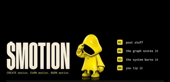 Mas_alpukat's tweet photo. Seeing some CT posts about $MOTION, so figured I’d share this here.

if you have some allocation, you can try it out:
Creator record
→ login with X
→ make a post about @motiontip
→ wait a bit
→ comment  @tipmotion 1000

https://t.co/erABeCDr7m https://t.co/XxBNP7V3zQ