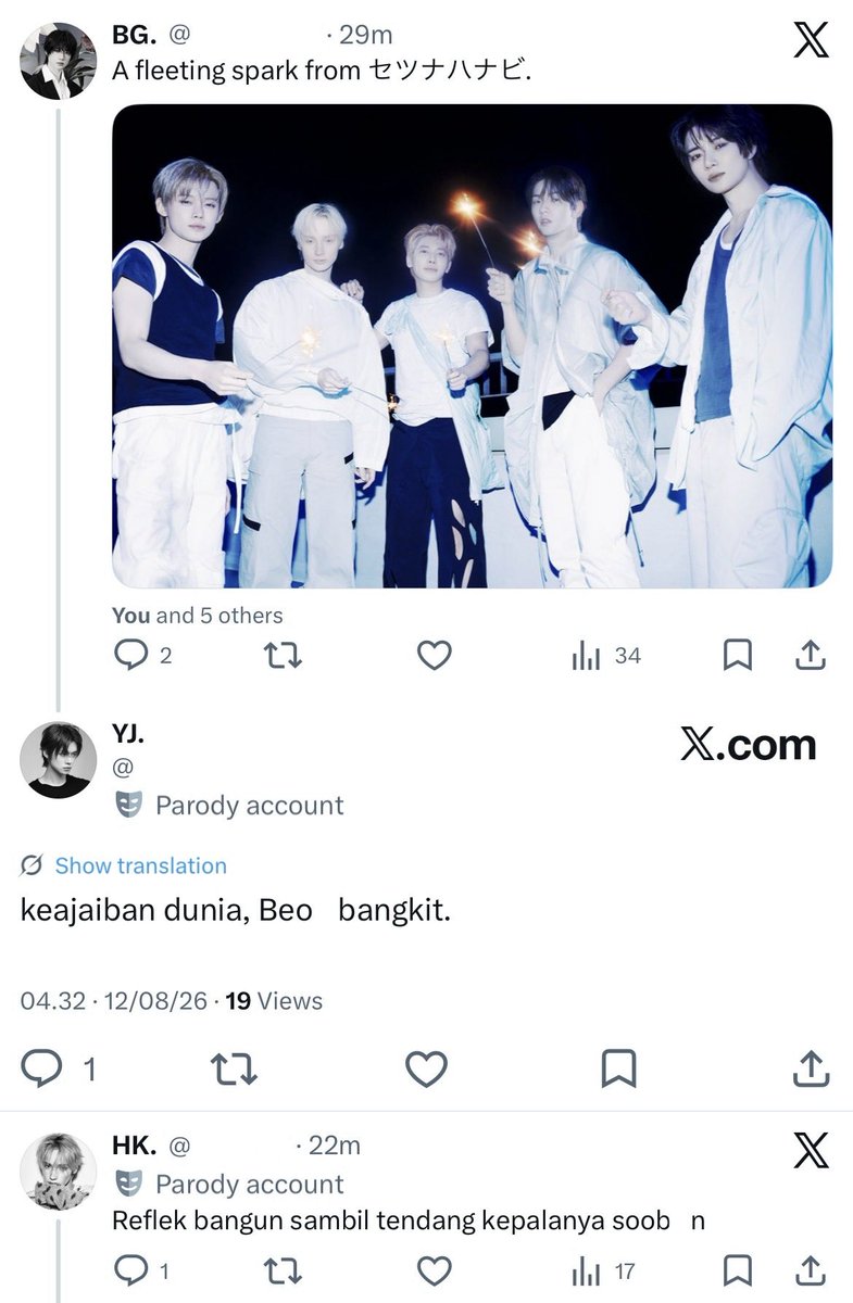 Cayyis's tweet photo. Lucu reaksinya. Kangen banget sama kakak-kakak aku nyang gemes dan keren itu.. Y___Y https://t.co/2Icw20ybpW