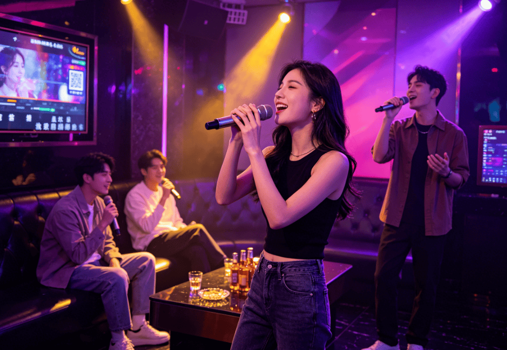 EvelynPartqa8x's tweet photo. Sing your heart out at our KTV spot! Great vibes, bangers for every mood, and non-stop fun with your crew tonight—who’s grabbing the mic first https://t.co/sBOEEBOgON