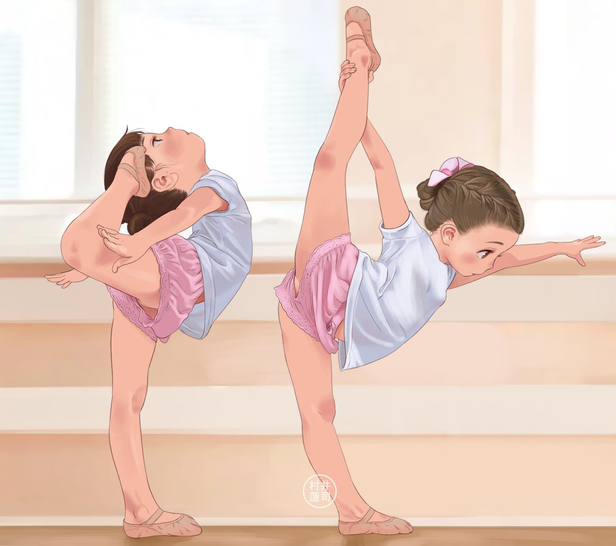 murai_renji_'s tweet photo. Ballet stretching https://t.co/GC3m2zBTYK