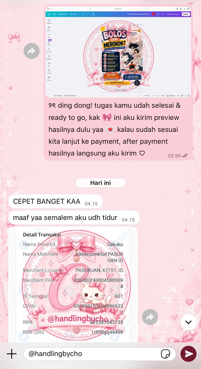 handlingbycho's tweet photo. 6 𐙚 testi joki desain poster https://t.co/suA4Abzdnr