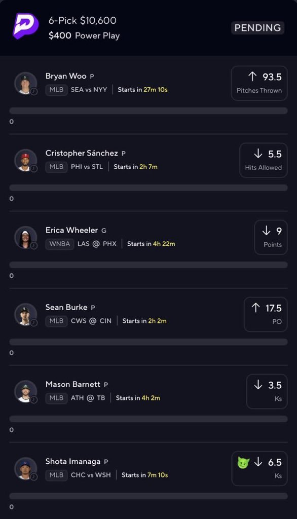 Austi55727Neal's tweet photo. YOU’RE FUCKING WELCOME 😤🔥
@Playbook
#DingerTuesday #MLB #CashIt https://t.co/OlmGWRHadV