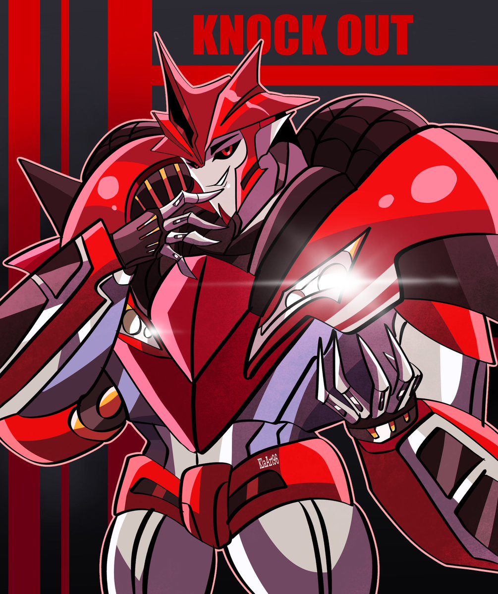 KlaArt96's tweet photo. Finally redrew Knock Out from Transformers: Prime in my new style โค๏ธ๐คโจ One of my all-time favorite characters! So happy with how he turned out ๐ฅน #transformersprime #tfpknockout #transformers #redraw #knockout #tfp #transfomers #maccadam https://t.co/FxtPkRI3rb