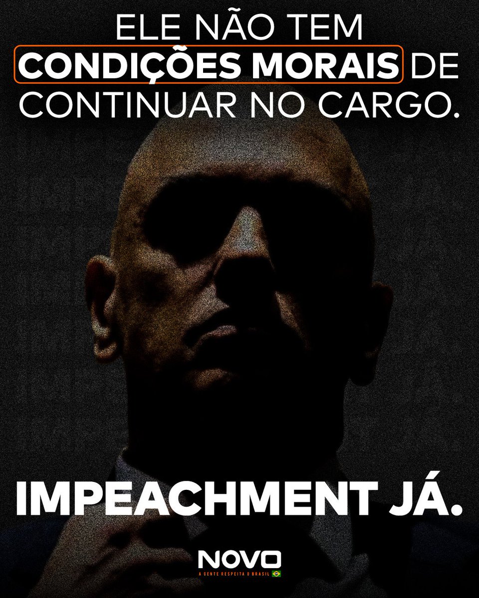 partidonovo30's tweet photo. Alexandre de Moraes decidiu perseguir até a fonte de um jornalista que fez denúncias contra seu colega do STF.

A longa lista de abusos do ministro é incompatível com o cargo que ocupa.

Incompatível com a Constituição.
Incompatível com a própria democracia. https://t.co/BjIvsN02Q6