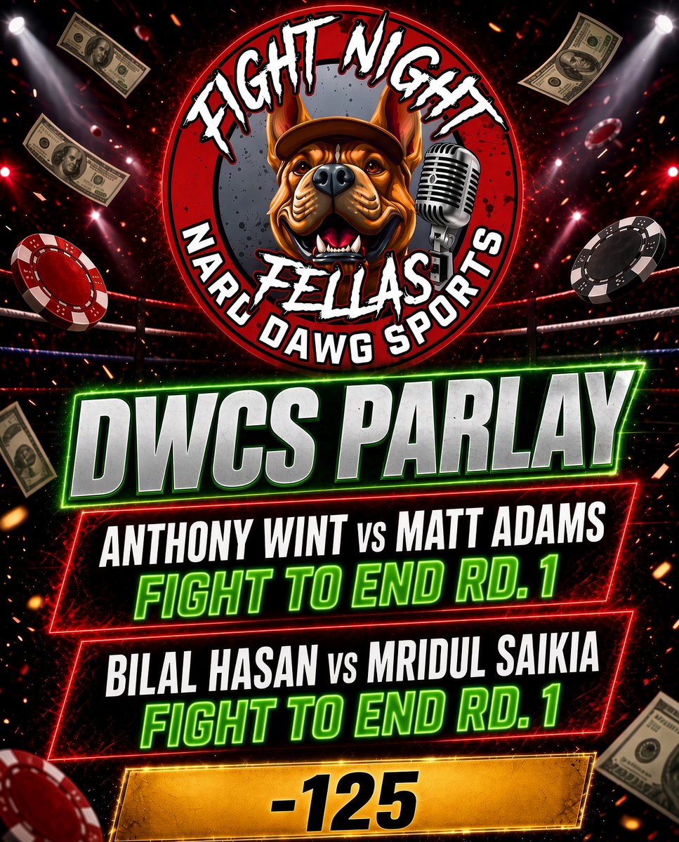 FightNightFella's tweet photo. DWCS Pick of the Night https://t.co/G15kpN8hEL