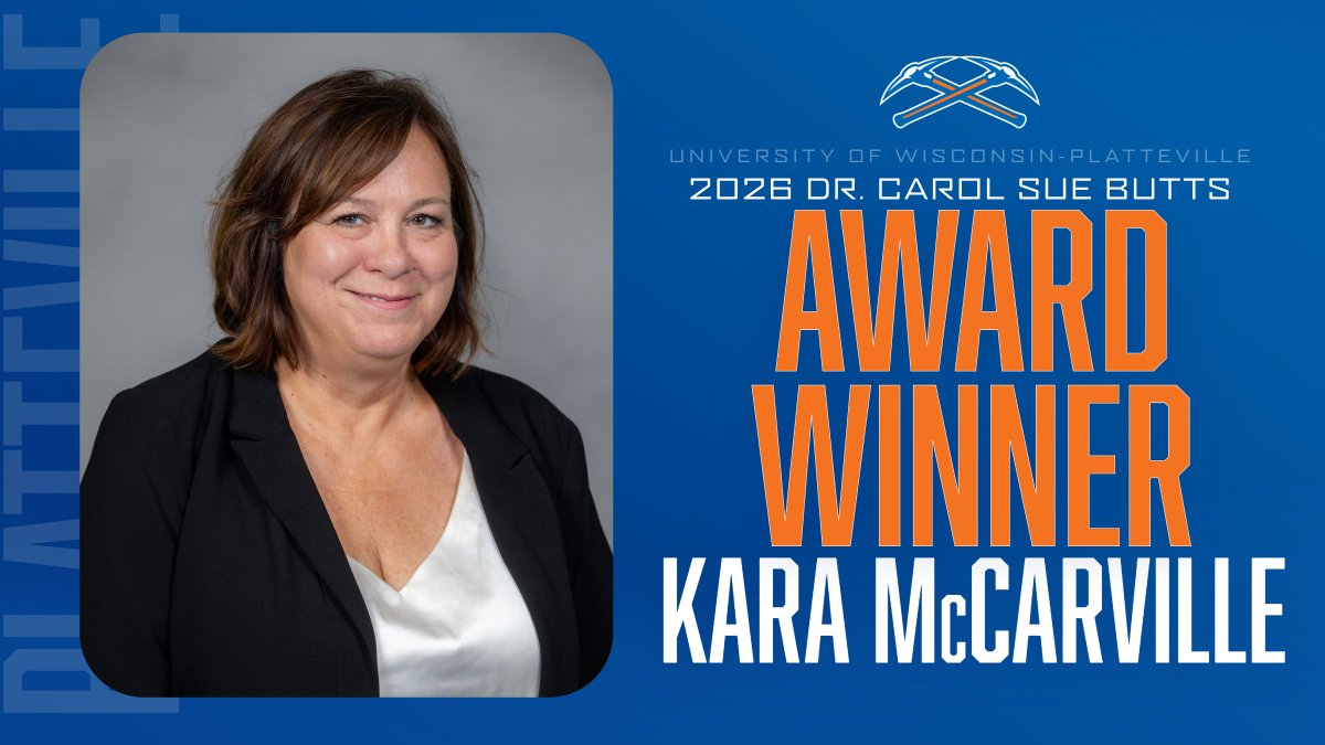 uwp_pioneers's tweet photo. 👏👏👏 Congratulations to Associate AD Kara McCarville on being named the 2026 Dr. Carol Sue Butts Award Winner!!!!! 
#uwp #uwplatteville #platteville https://t.co/TAbCzqfRDI