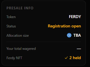 BossPenguin7's tweet photo. After all these years… the moment is finally here. 🐟🔥

@ferdybet presale application submitted.
OG holder. Still here. Still bullish.

LET THE $FERDY ERA BEGIN. 🚀 https://t.co/Lyc76d8l9v