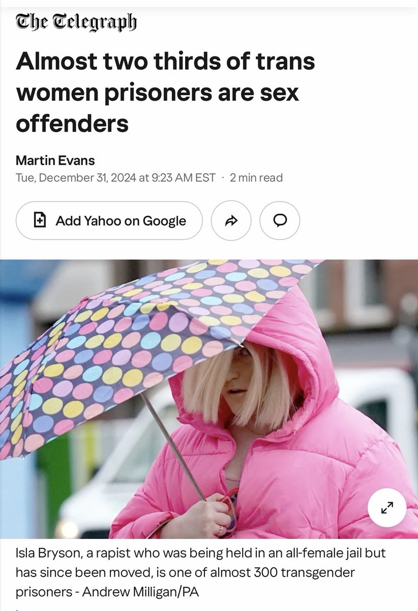 EscapeYourCult's tweet photo. Trans predators are constantly being allowed access to vulnerable women and children https://t.co/9xOqqXeeXa