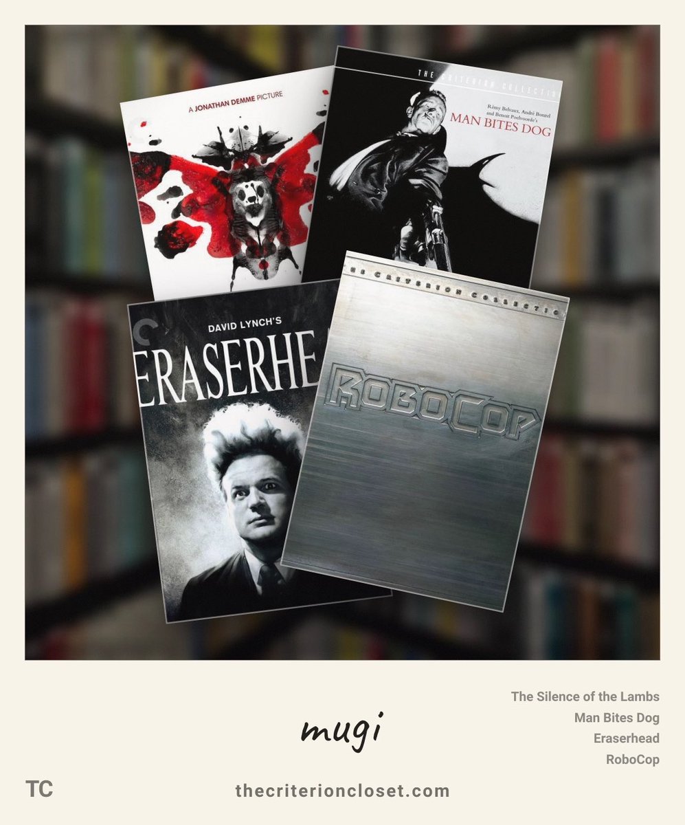 mugilein's tweet photo. they don’t have a lot of my favorites haha the only thing here that’s in my top 4 is man bites dog https://t.co/ZYLjoK4wRz