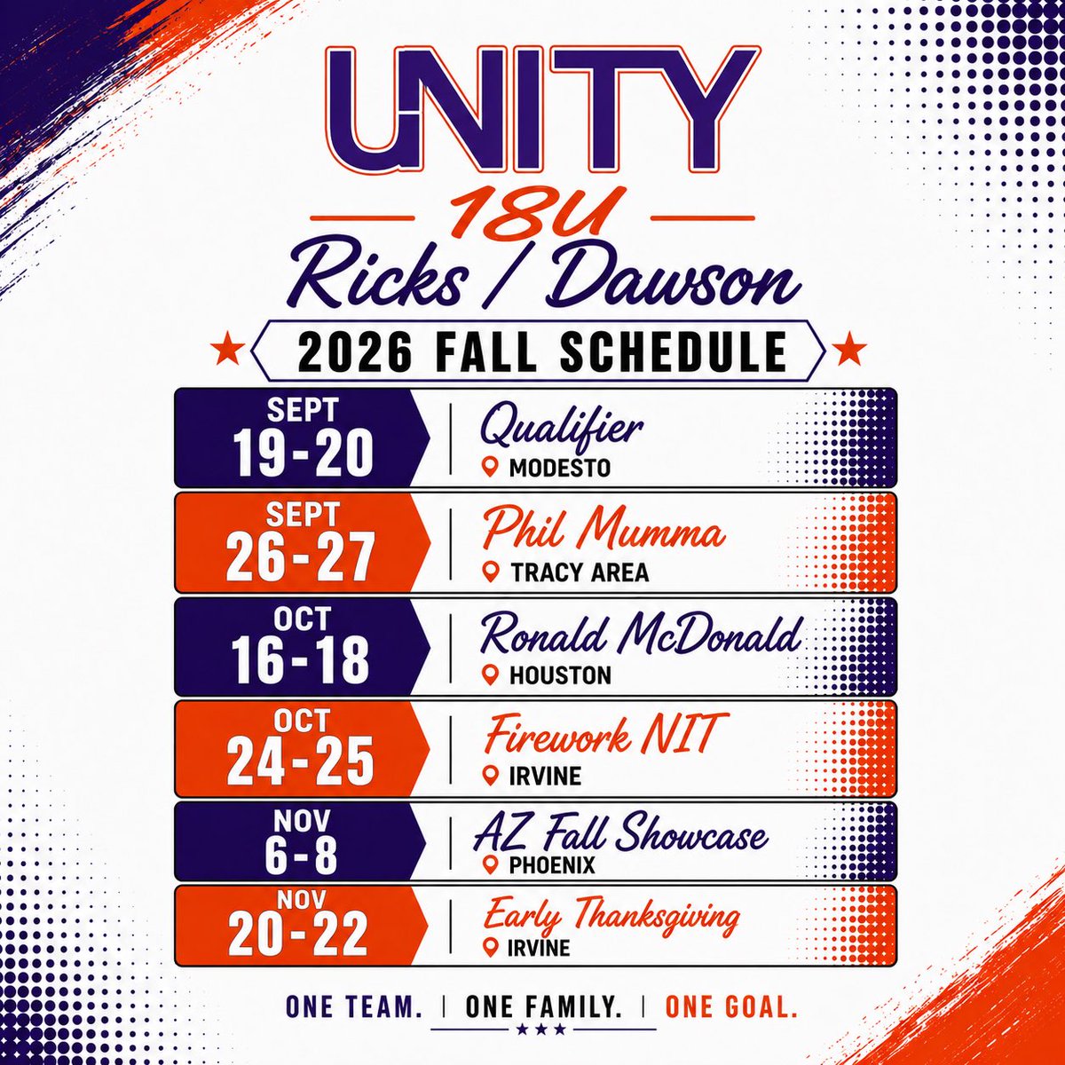 2028AveryT's tweet photo. So excited for another season with @UNITYRICKS 💜🧡 #travelsoftball #UnitySoftball #FallSoftball https://t.co/jNENGzl5Bd