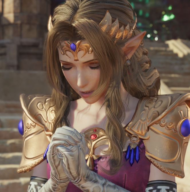 lesbcloud's tweet photo. zelda aerith <3 https://t.co/ySlucPB8YE