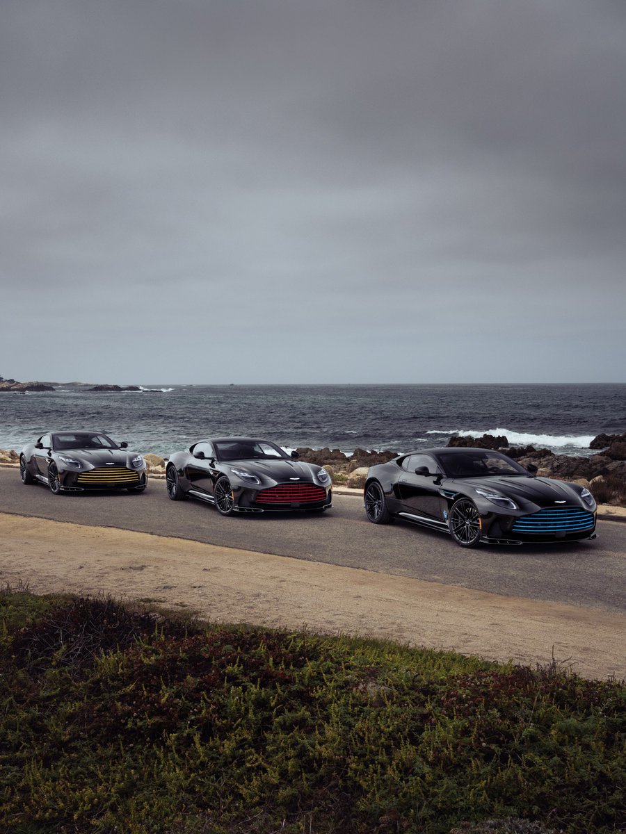 astonmartin's tweet photo. Made for the Californian Coast. Three-of-a-kind DB12 S models to mark the 75th Pebble Beach Concours D'Elegance.

#AstonMartin #DB12S #MCW26 https://t.co/sQZDfGpdkf