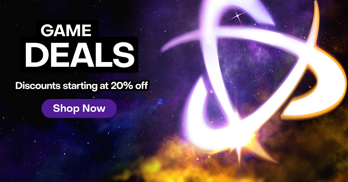 battlenet's tweet photo. Level up your library for less. 🎮✨

https://t.co/Gev7VIYMuL Game Deals are here with discounts starting at 20% off on a selection of games, bundles, and more.

Shop now: https://t.co/t1FkAX8zdw https://t.co/LU175NRa7p
