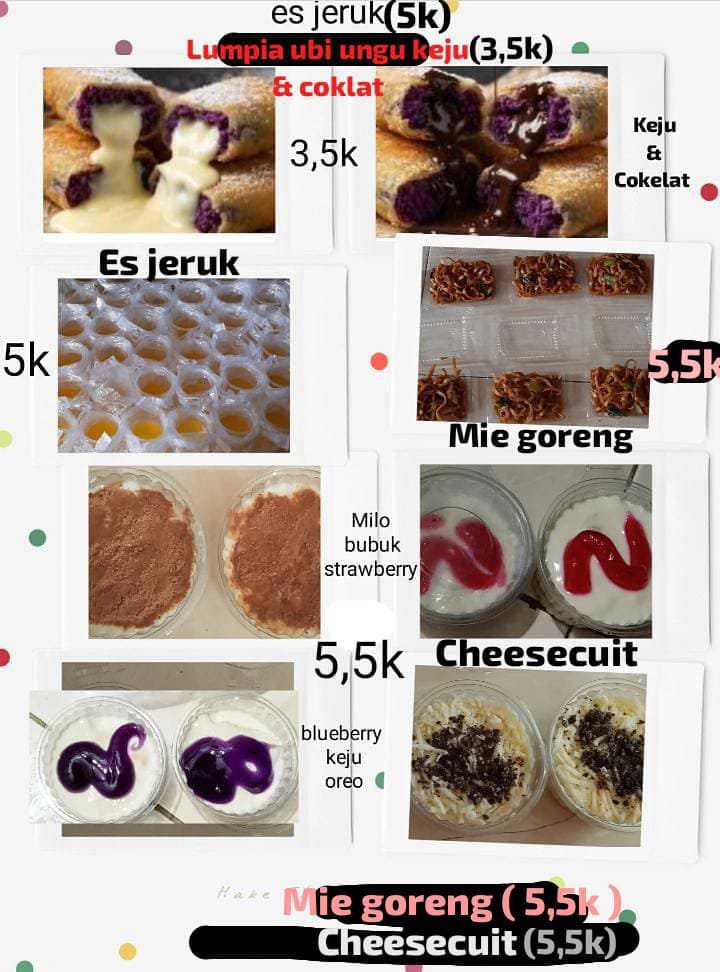 jhgf02's tweet photo. Help rt gais‼️
Bismillahirrahmanirrahim
Ayo gais jajan es &amp; cemilan di aku harganya 3k-5,5k aja, yang mau jajan buat berbagi hari ini, Jumat berkah &amp; hari lainnya boleh dm aku🥰 bantu habiskan jualan aku gais buat bayar cicilan motor &amp; buat kebutuhan keluarga
📍Bektim https://t.co/0Pcb4lUJry