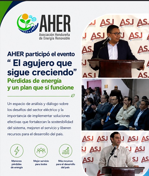 AHERenovable's tweet photo. ⚡ AHER participó en “El agujero que sigue creciendo”.
El 33.6% de la energía que ENEE compra o produce se pierde: más de L15,000 millones en 2025.
El reto: generar mejor, perder menos y avanzar hacia un sistema eficiente y sostenible. 🌱⚡
#AHER #EnergíaRenovable #Honduras https://t.co/Vhf2bA5GhM