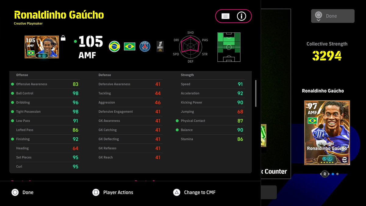 zayphinha's tweet photo. This card Joga bonito 😍 what’s ur fav card in #efootball ? https://t.co/yTsSToeqGf