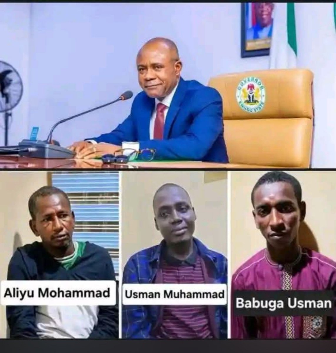ChinatuObinna's tweet photo. This's fulani terrorist that kidnapp our pple in enugu state catholic church coz of their faces showing in the Camara that's why "they cannot be tag as #IPOB #ESN that's how this politicians are playing with our life's as gambling? Simon ekpe is not around to claim responsibility https://t.co/JXyFlil88q