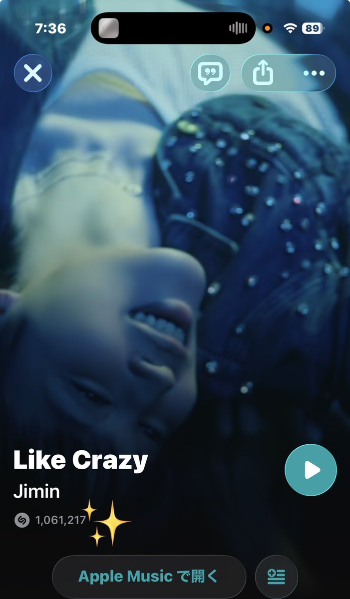 jimin13_emu's tweet photo. I'll do my best to support "JIMIN"๐Listening to #LikeCrazy from the album #Jimin_FACE by #Jimin of #BTS
https://t.co/4Ev00bkj0j https://t.co/5tmMS4Aabn