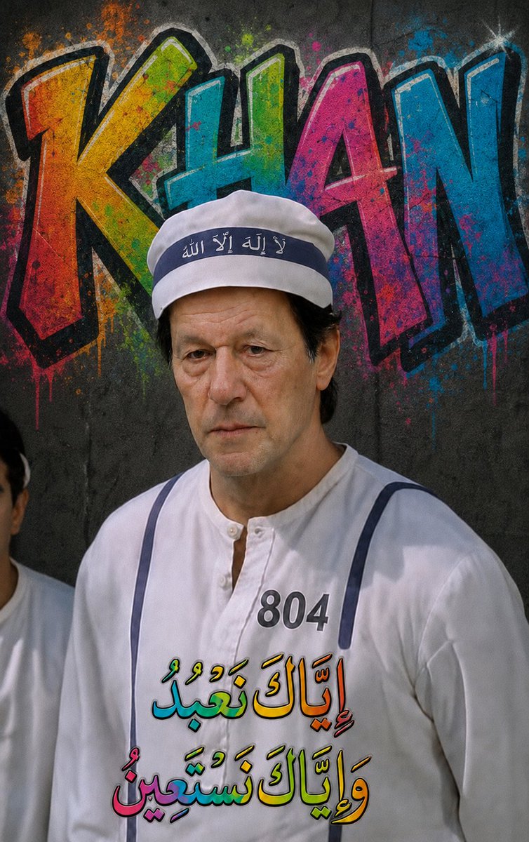 khurram2247's tweet photo. عمران خان زندہ ھے 
اس دور کے فرعون کے قید میں ھے
اور اسکا ایمان ھے 
"إِيَّاكَ نَعْبُدُ وَإِيَّاكَ نَسْتَعِينُ"
اور باقی سب افواہ ھے
کسی بھی افواہ میں مت پڑیں
بس صرف خان کی بہنوں کا ساتھ دیں۔
#releaseimrankhan 
@ImranKhanPTI https://t.co/QYJQIjEQQw