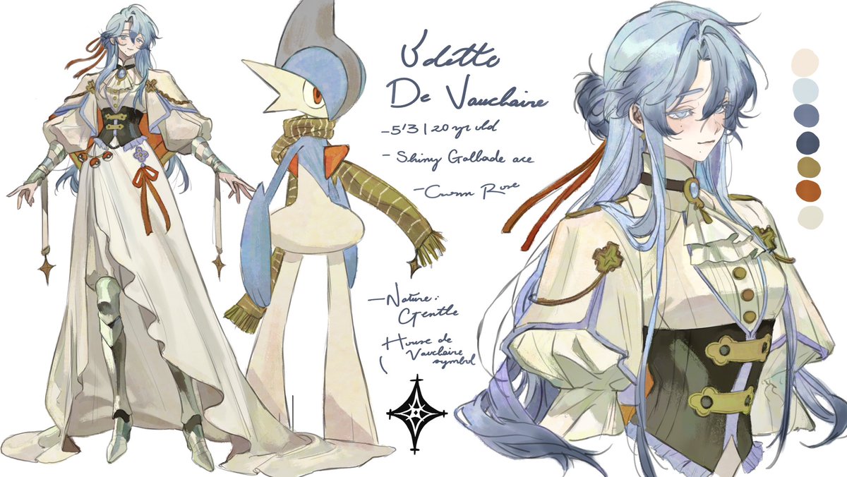 marbunniie's tweet photo. Finished a quick sheet for my character Odette of a pokemon campaign! https://t.co/ZYF8oxkt5h