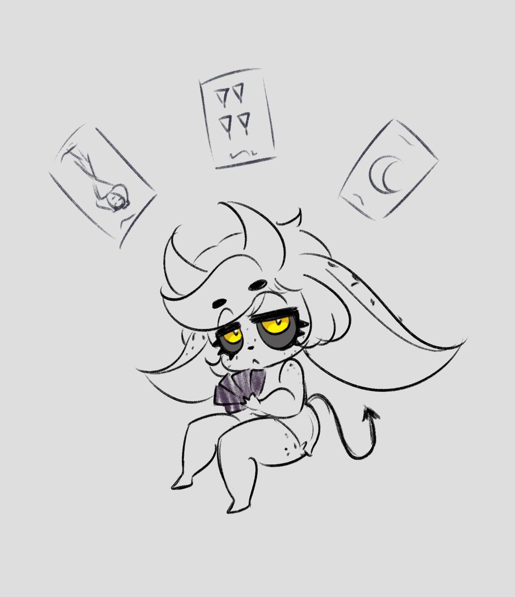 gobbcubus's tweet photo. "gobb can you read tarot for me?"
How many times do I need to pull the exact same cards for you until you get the message?! o:<
(as many times as you need me to π) #gobbcuART https://t.co/4X1HgiSSWL