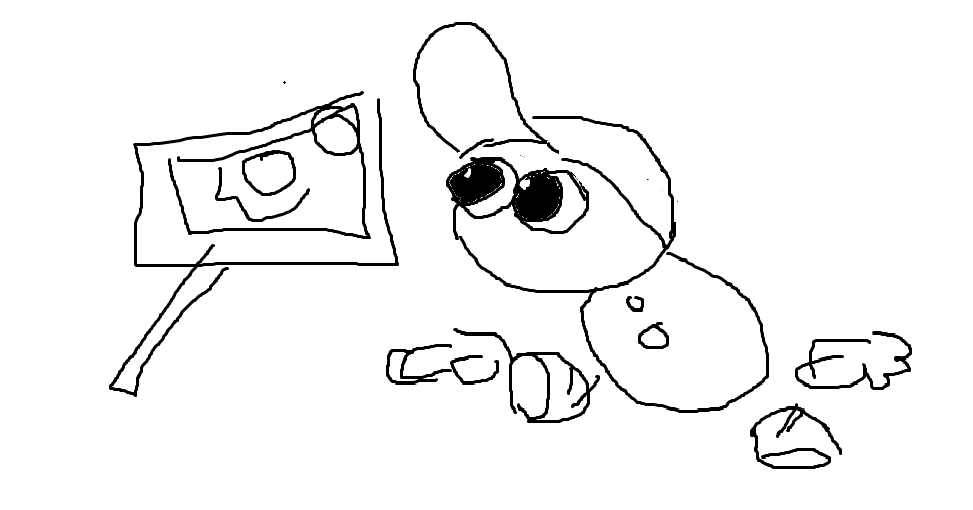 Fooligan40's tweet photo. msPaint doodle https://t.co/rC9BxO2tel