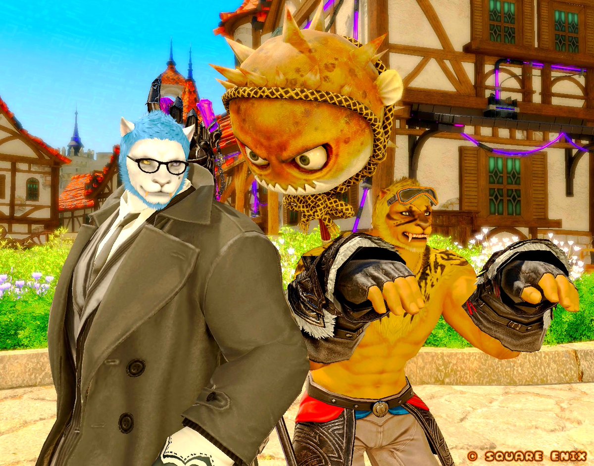 FF14_dayo's tweet photo. おはようございます☀️
昨日は夜中にtarooさん（@taroo_BOSS）と少しだけ一緒にルレ行ったりSS撮ったりしました👍会話も弾んでめっちゃ楽しかったです✨tarooさんのミラプリ、ワイルドでかっけぇぜ( *°∀°* )

 #FF14  #ロスガル https://t.co/da9z4Obrpy