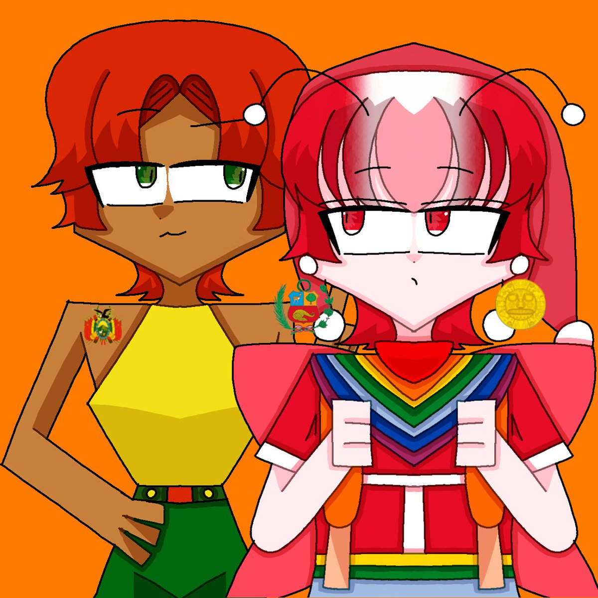 kjc_and_friends's tweet photo. I draw Olivia(Bolivia) x Dylan(Peru)
π§π΄π΅πͺ
#countryhumans #boliviaxperu #KJCAndFriends #countryhumansbolivia #countryhumansperu https://t.co/cPPslQIM2n