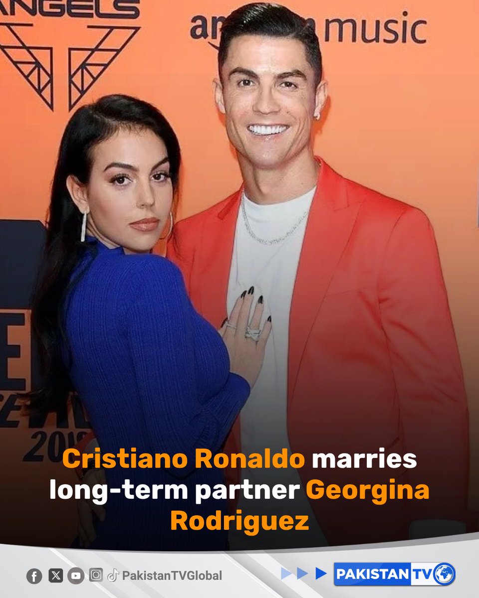 Cristiano Ronaldo Ties the Knot with Long-Time Partner Georgina Rodriguez!