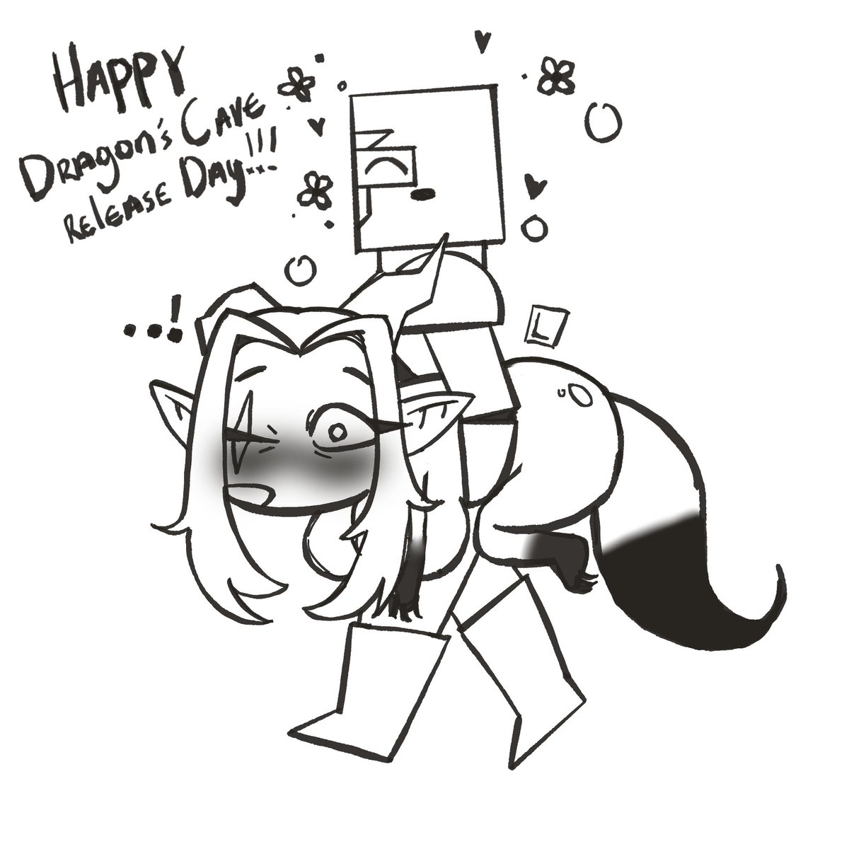 lenoresnores_'s tweet photo. DUTY FULFILLED!!! (more like booty filled heh)
I did a little doodle to celebrate the drop of @Bungus_Bongus's awesome animation today! If you haven't seen it yet, GO WATCH IT!!!! It's so good and voiced amazingly too! https://t.co/u96ORzLYT8